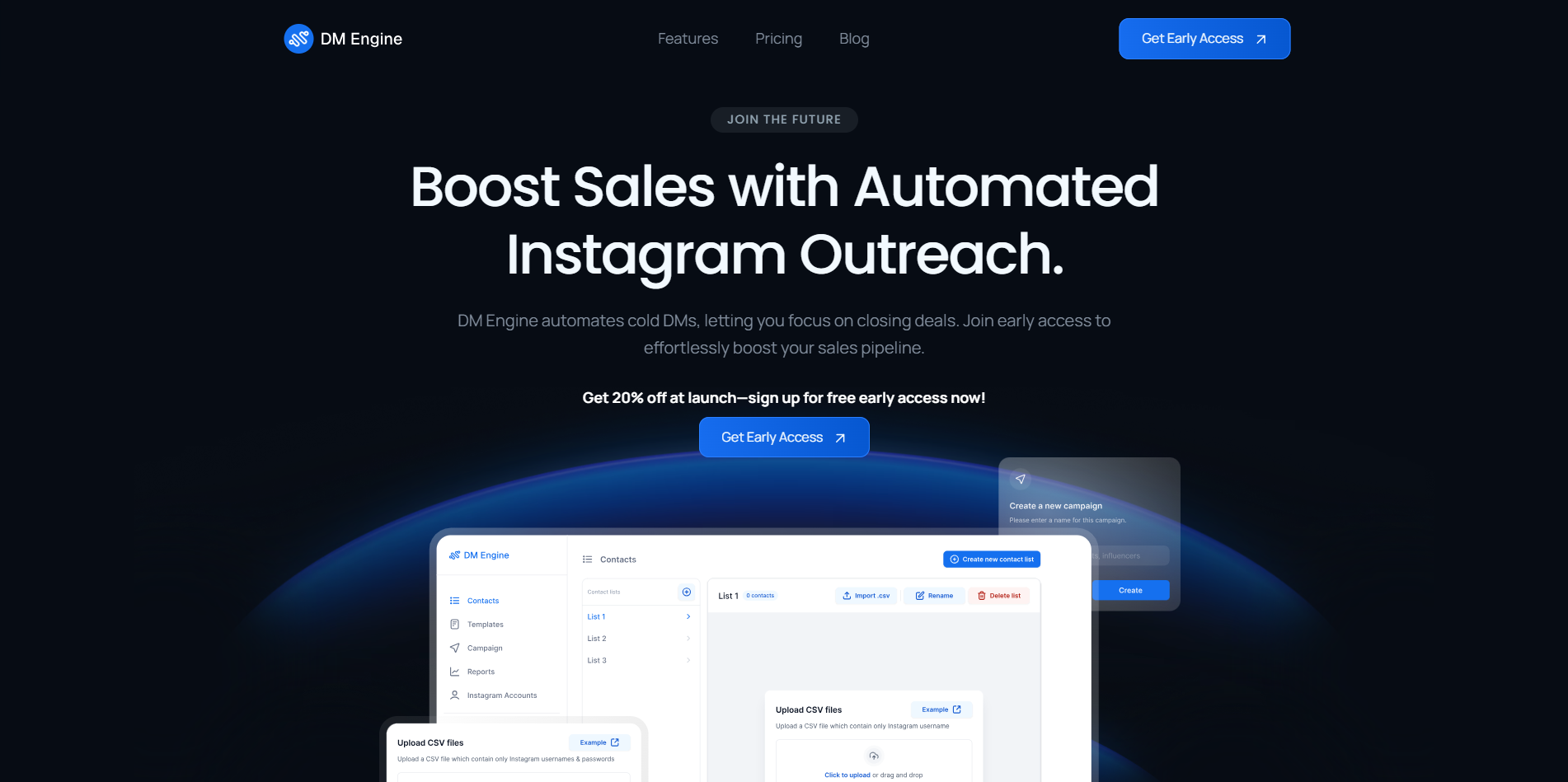 DM Engine — Supercharge your outreach automation in Instagram
